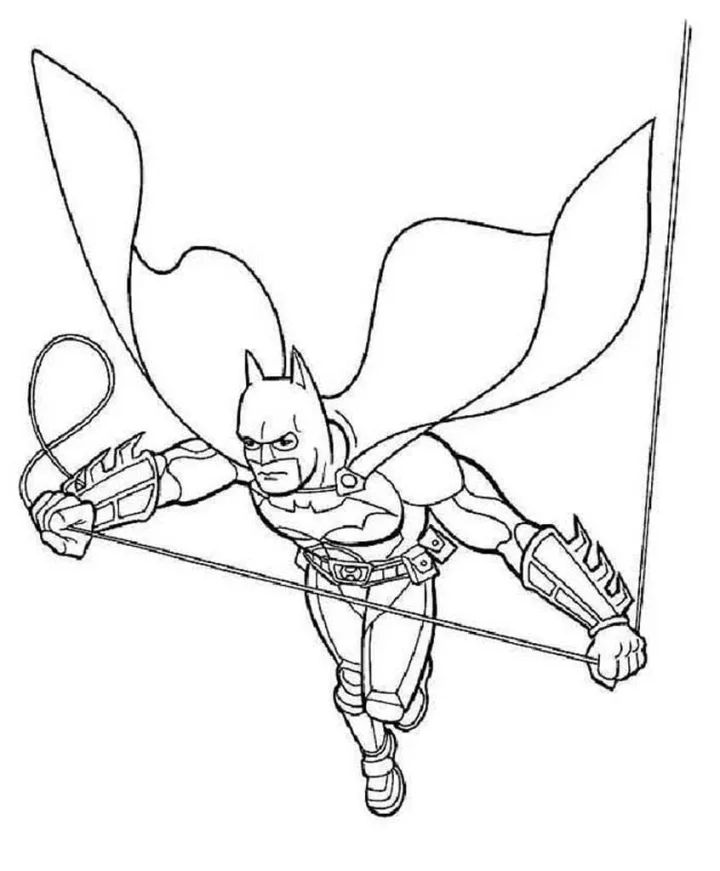 Раскраски Бэтмен (Batman) — Лист 5